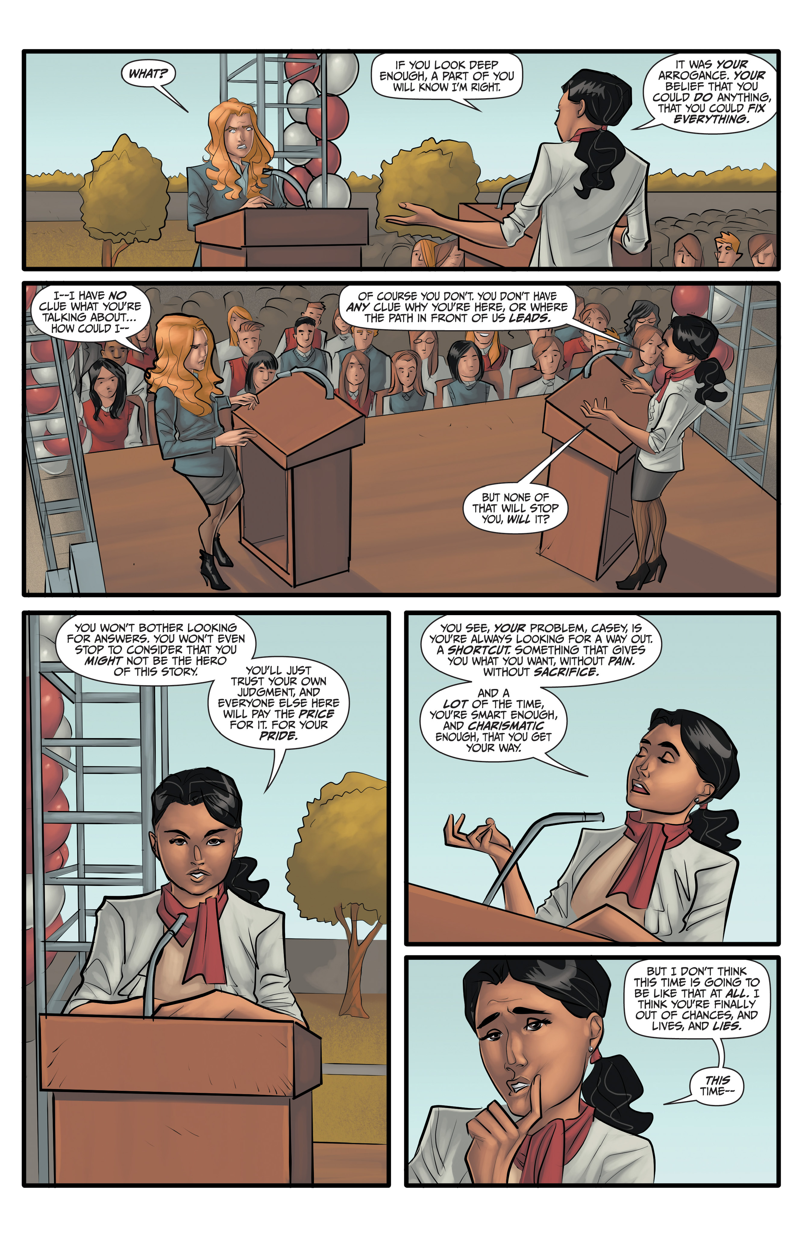 Read online Morning Glories comic -  Issue #48 - 25