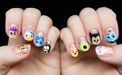 tsum disney nail nails character