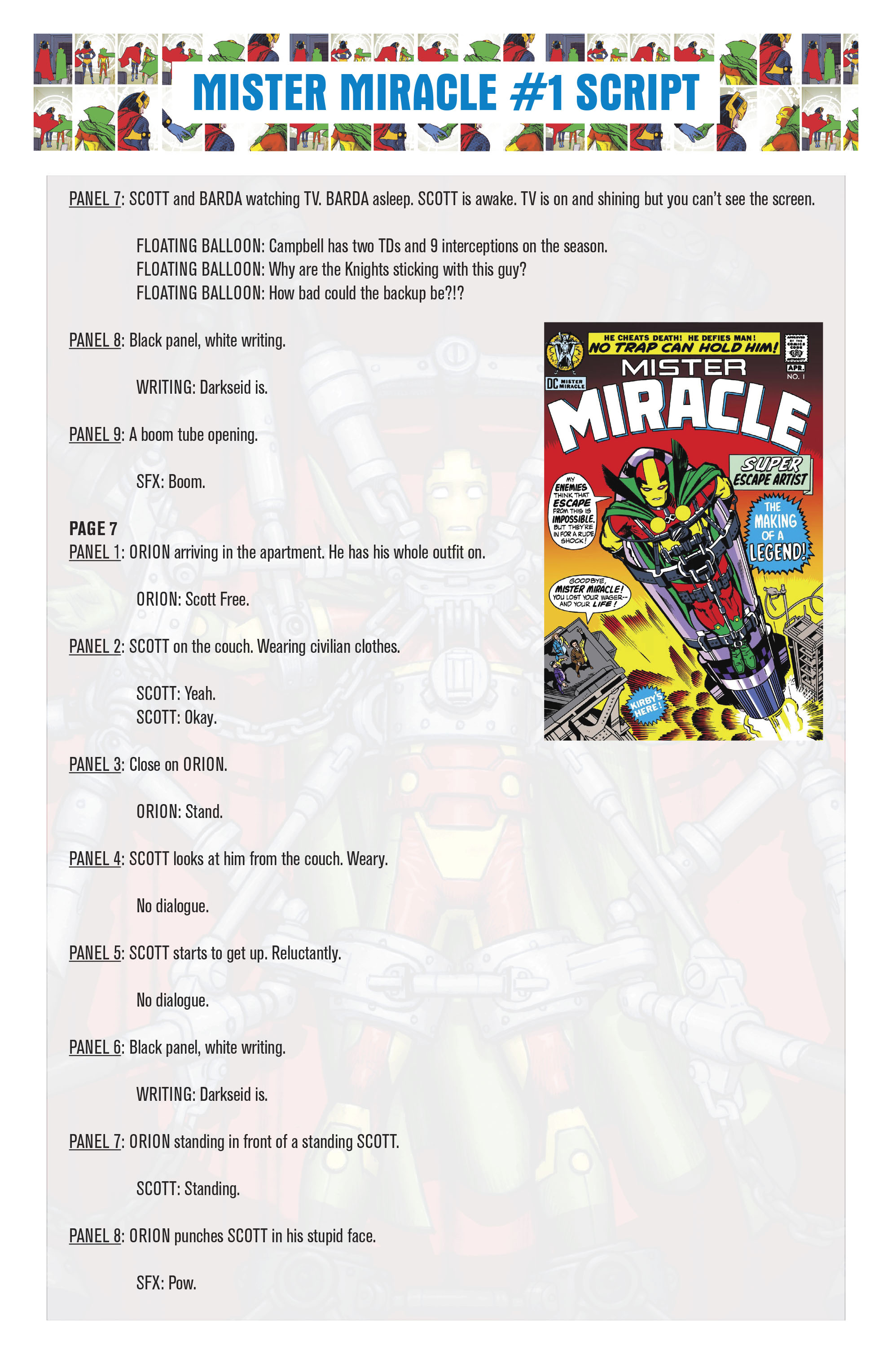 Read online Mister Miracle (2017) comic -  Issue #1 Director's Cut - 35