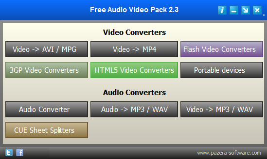 好用的免費影片、音樂轉檔軟體推薦：Free Audio Video Pack Portable 免安裝版下載