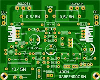 PCB Layout Power Amplifier SAFARI 400W