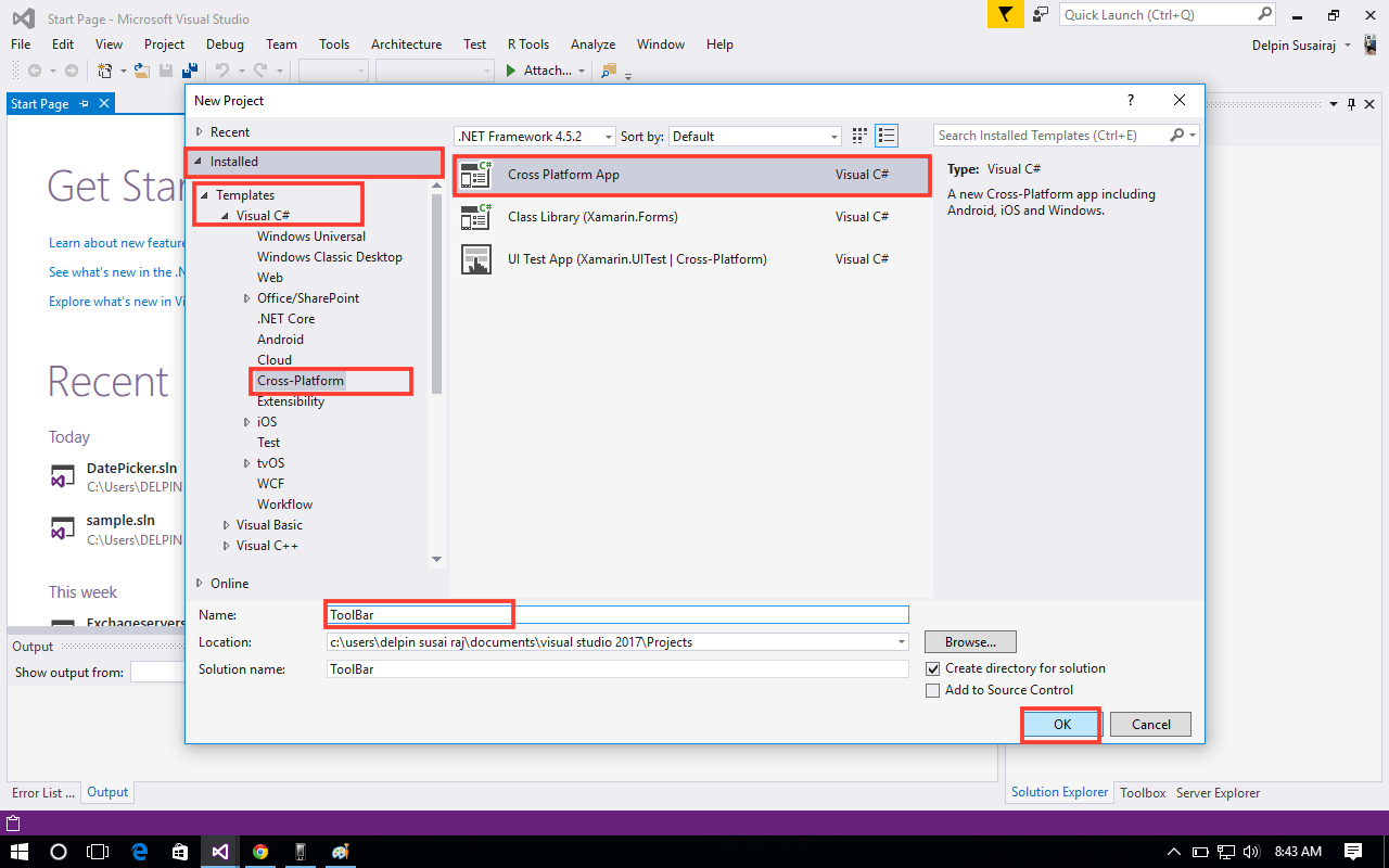 Xamarin Monkeys: Create an ToolBarItems in Xamarin.Forms