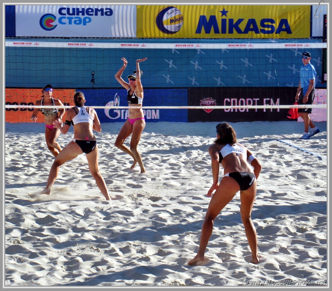 Marta Menegatti and Viktoria Orsi Toth  at FIVB Beach Volleyball World Tour