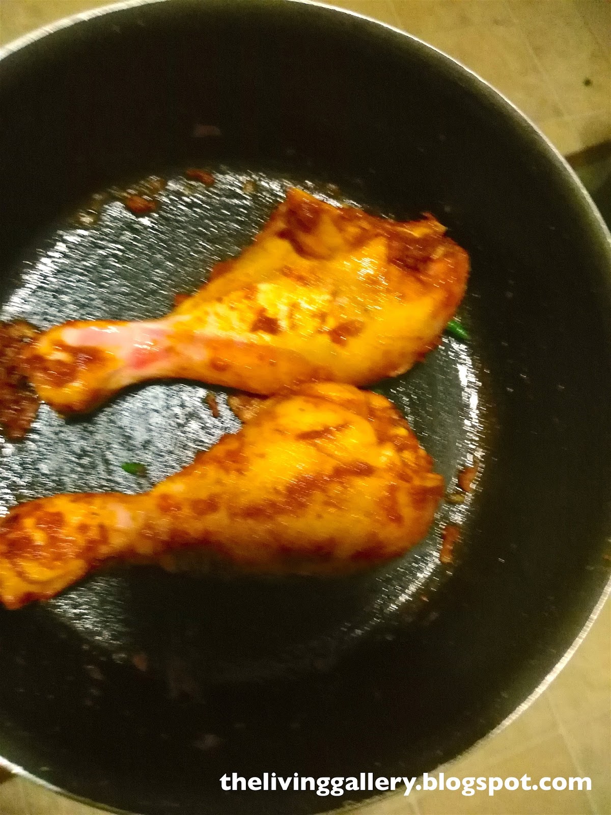 EASY PAN FRIED CHICKEN DRUMSTICK (LOW FAT, HEALTHY)