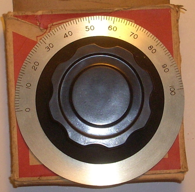 Retrotechnologist GENERAL RADIO KNOB AND INDEX