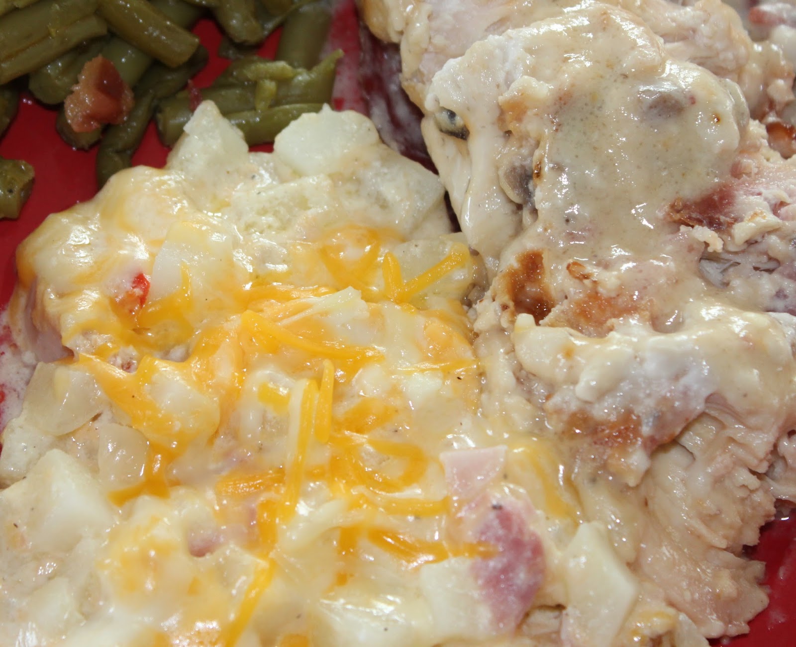 Living on Cloud Nine CHICKEN EUGENE, CROCK POT TEXAS POTATOES & SUNDAY