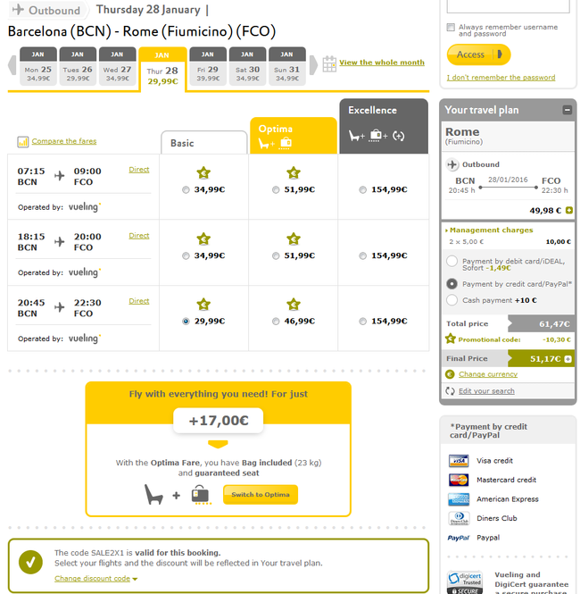 code remise vueling France News Collections