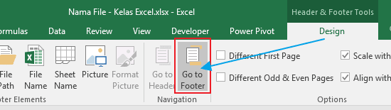 Cara Membuat Footer Di Microsoft Excel