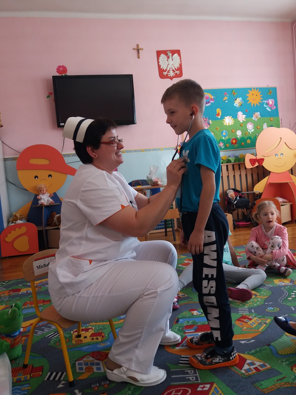 Zespół Szkół w Drogomyślu Spotkanie z Panią Pielęgniarką