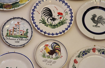 Plates on the Wall of Albergo della Ceramica