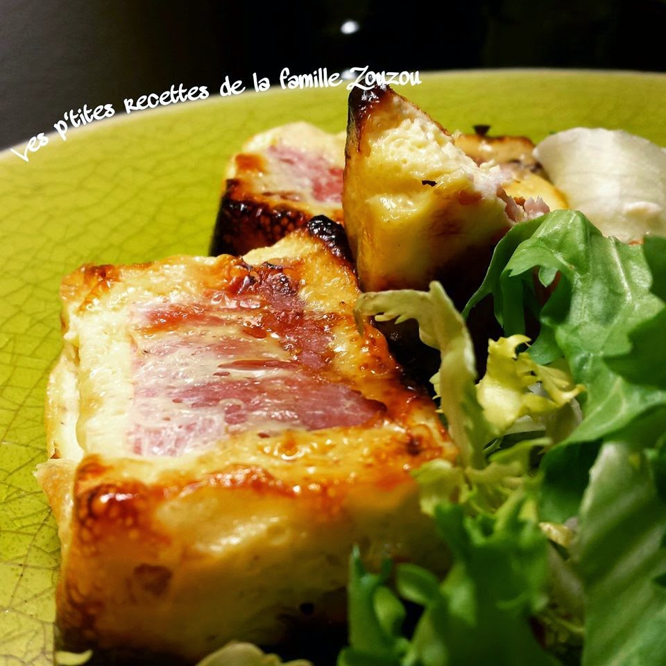 Les p'tites recettes de la famille Zouzou minis flans jambon & vache