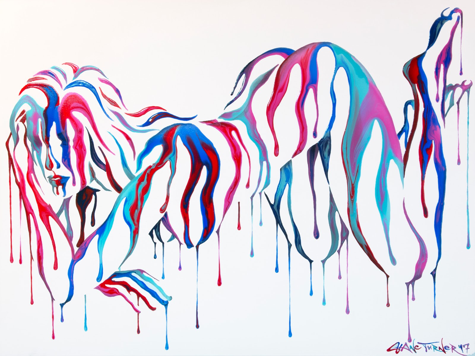 Shane Turner Art Fine Art Acrylic painting canvas, Drip art, Art
