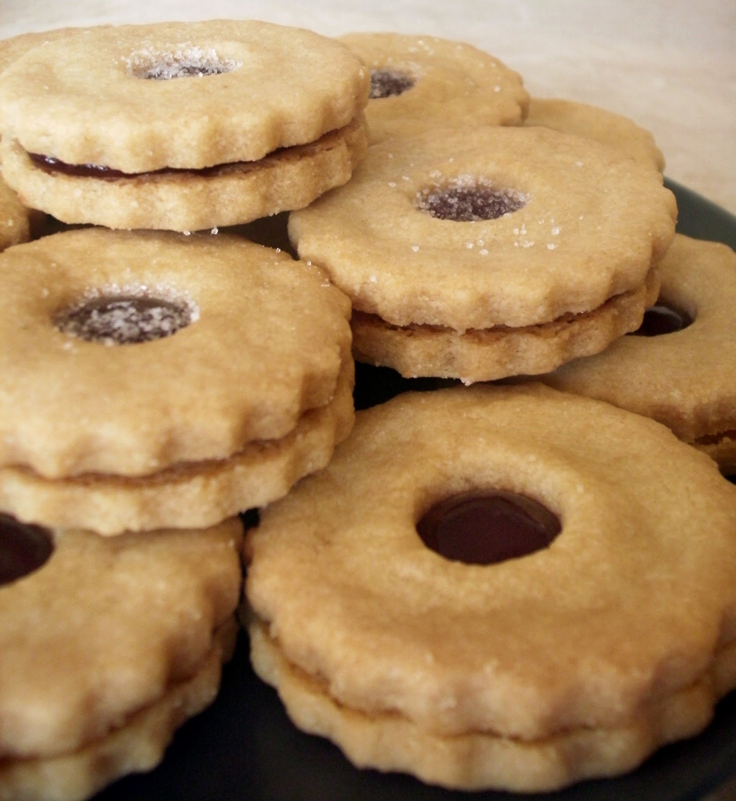 Sweetie Pie Bakes Stuff Jammie Dodgers (or Linzer Biscuits) (Wheat Free)