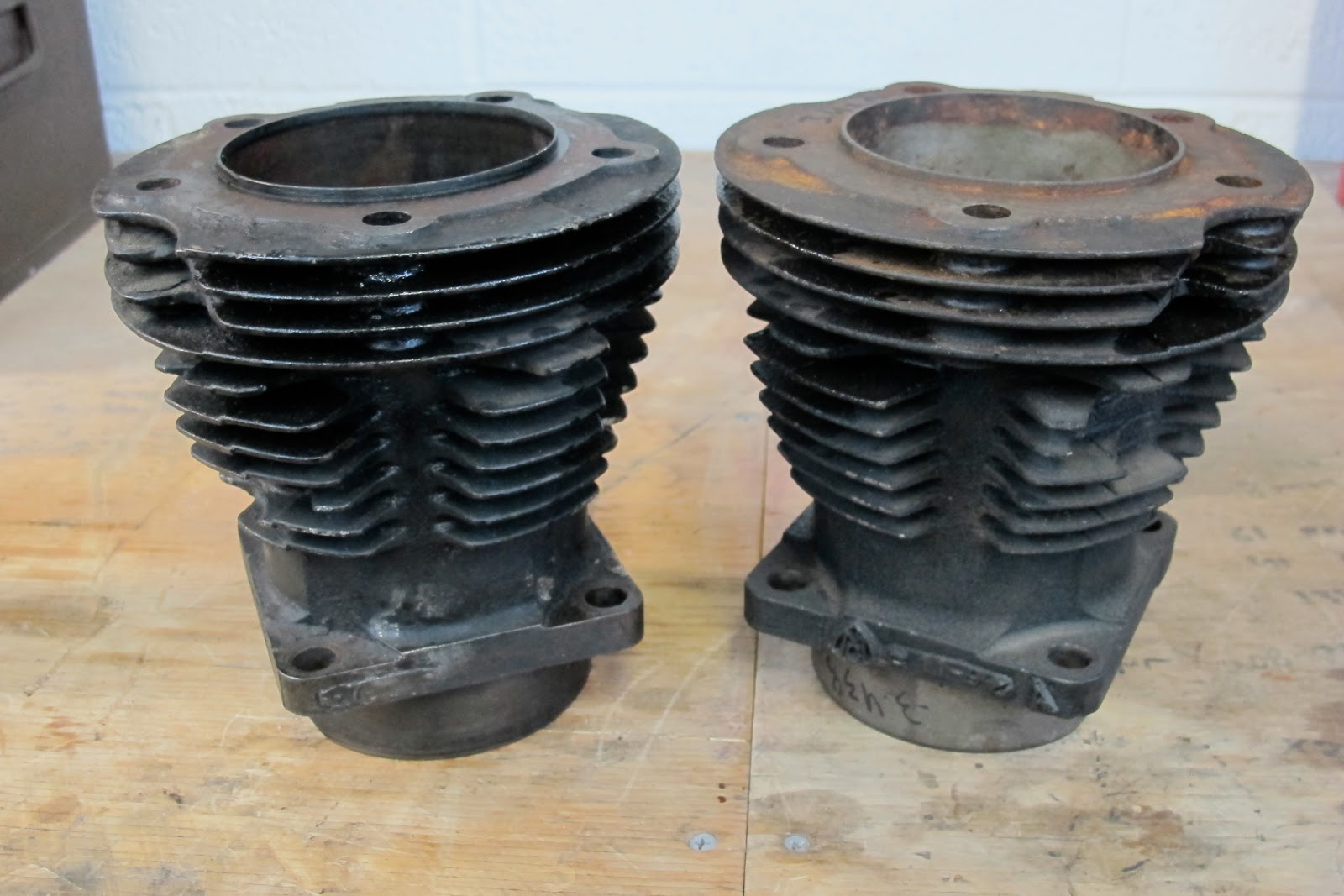 LOVE CYCLES SOLD!!! Knucklehead 4 Fin Cylinders and Superior Panhead