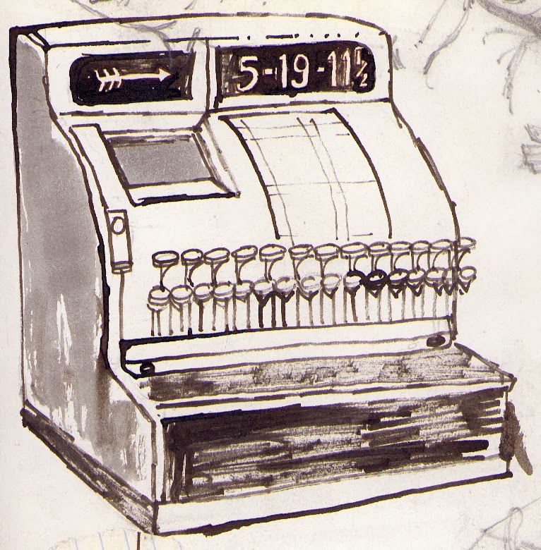 John Vernon Lord Cash Register and Typewriter