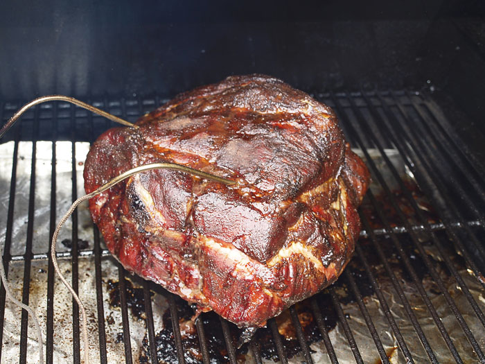 pork picnic roast grill