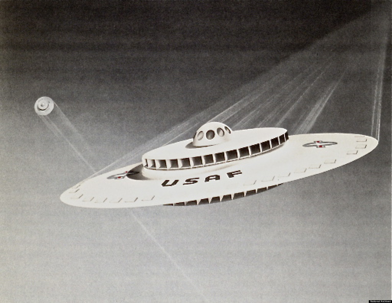 Whoops Singularity Declassified 1950s Flying Saucer vs WEAV the 2010s update