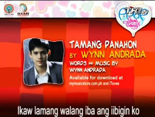 Tamang Panahon - Wynn Andrada — Hottest OPM Songs , Lyrics , Lyrics and