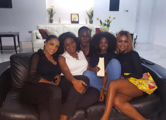 Ali Baba Wife Host Annie 2face Patoranking Iyanya In Their House Photos Madailygist