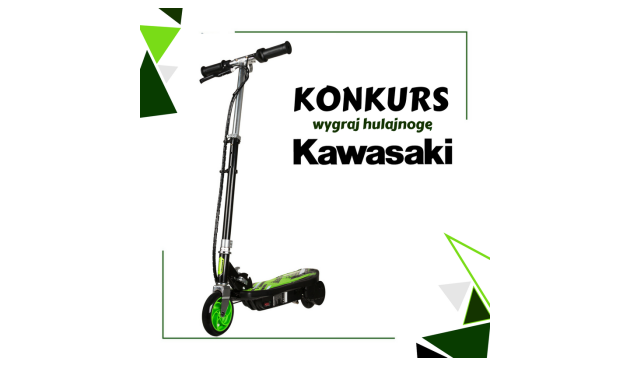 Wygraj hulajnogę elektryczną Kawasaki KX-FSKID5.5 Konkurs