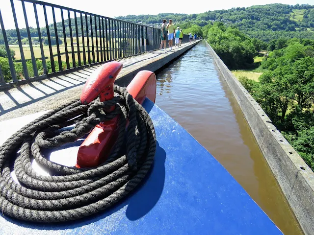 Things to do in North Wales: Take a Jones the Boats Canal Boat across Pontcysyllte Aqueduct