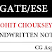 Download GATE And ESE Mohit Chouksey Mechanical Engineering Handwritten Notes Pdf