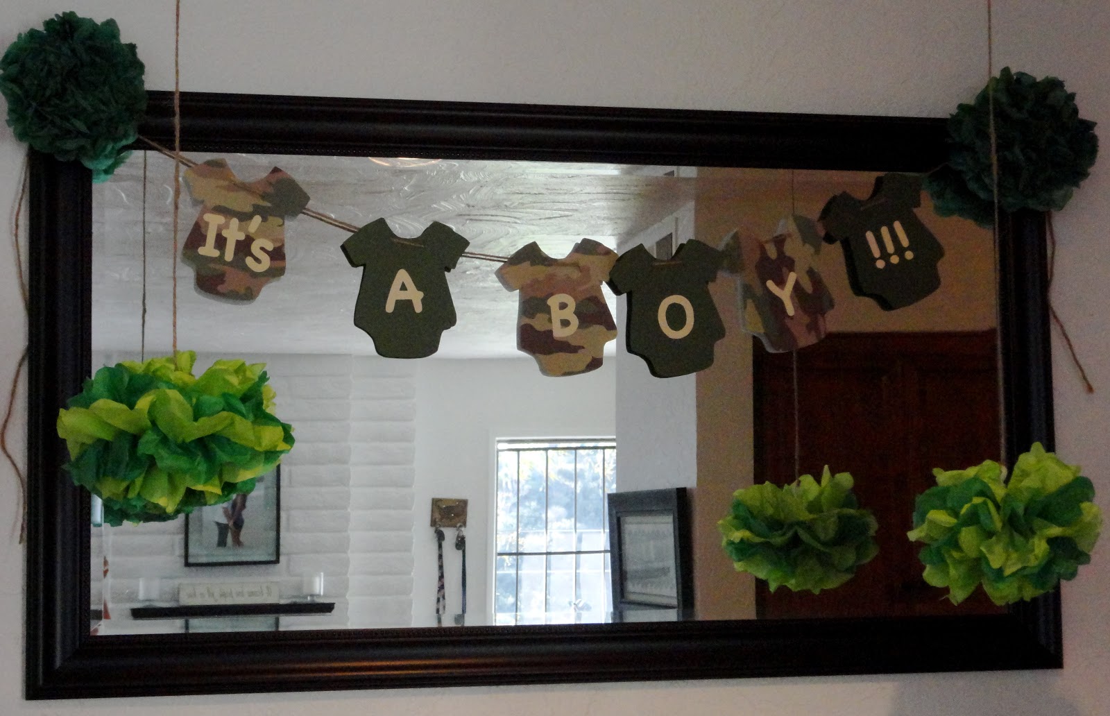 **No Place Like Home** LIttle Green Army Men Baby Boy Shower