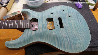 PRS Custom 24 turquoise stain PRS Custom 24 turquoise stain