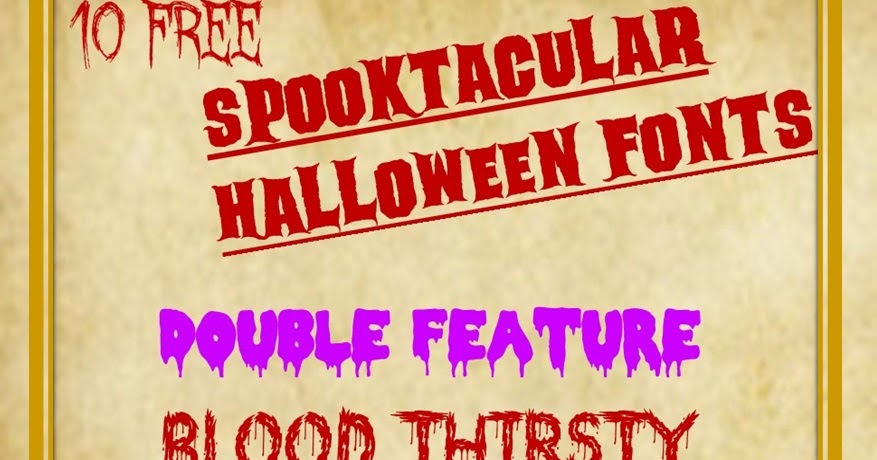 Let It Shine: 10 Free Spooktacular Halloween Fonts