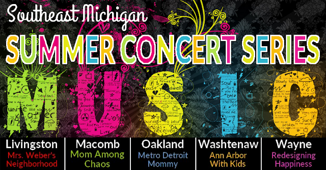 Southeast Michigan Summer Concert Series, Metro Detroit, things to do, Michigan, summer sounds, concerts, free