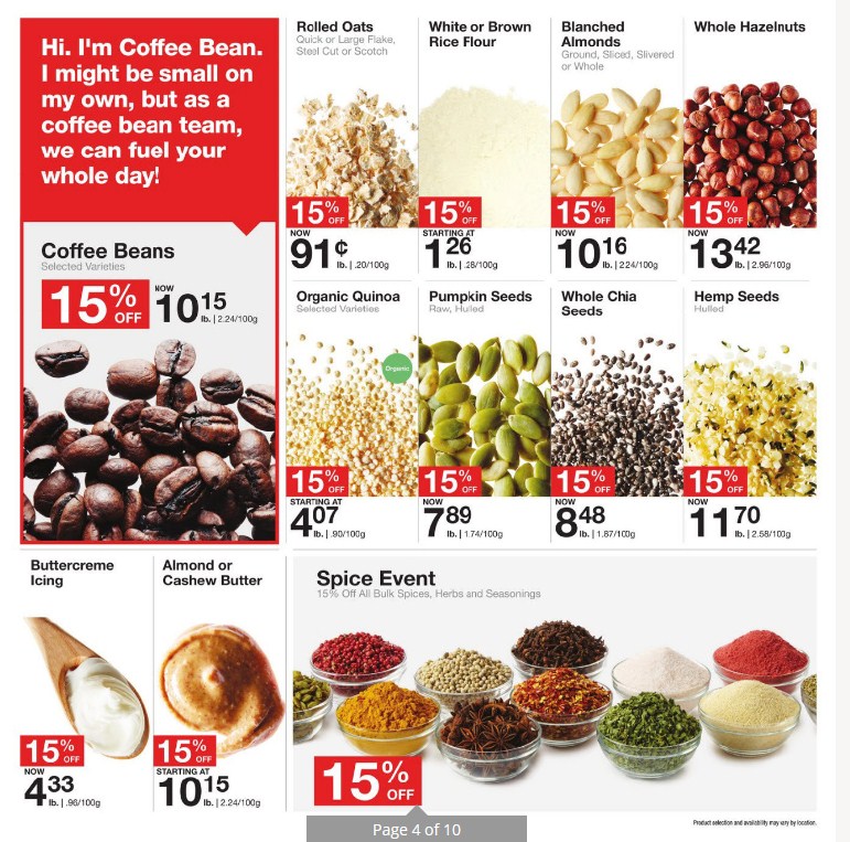 Bulk Barn Flyer This Week November 16 29 2017 Weekly Flyers