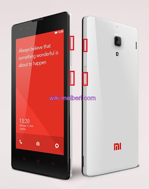 How to Hard reset Xiaomi Redmi 1S