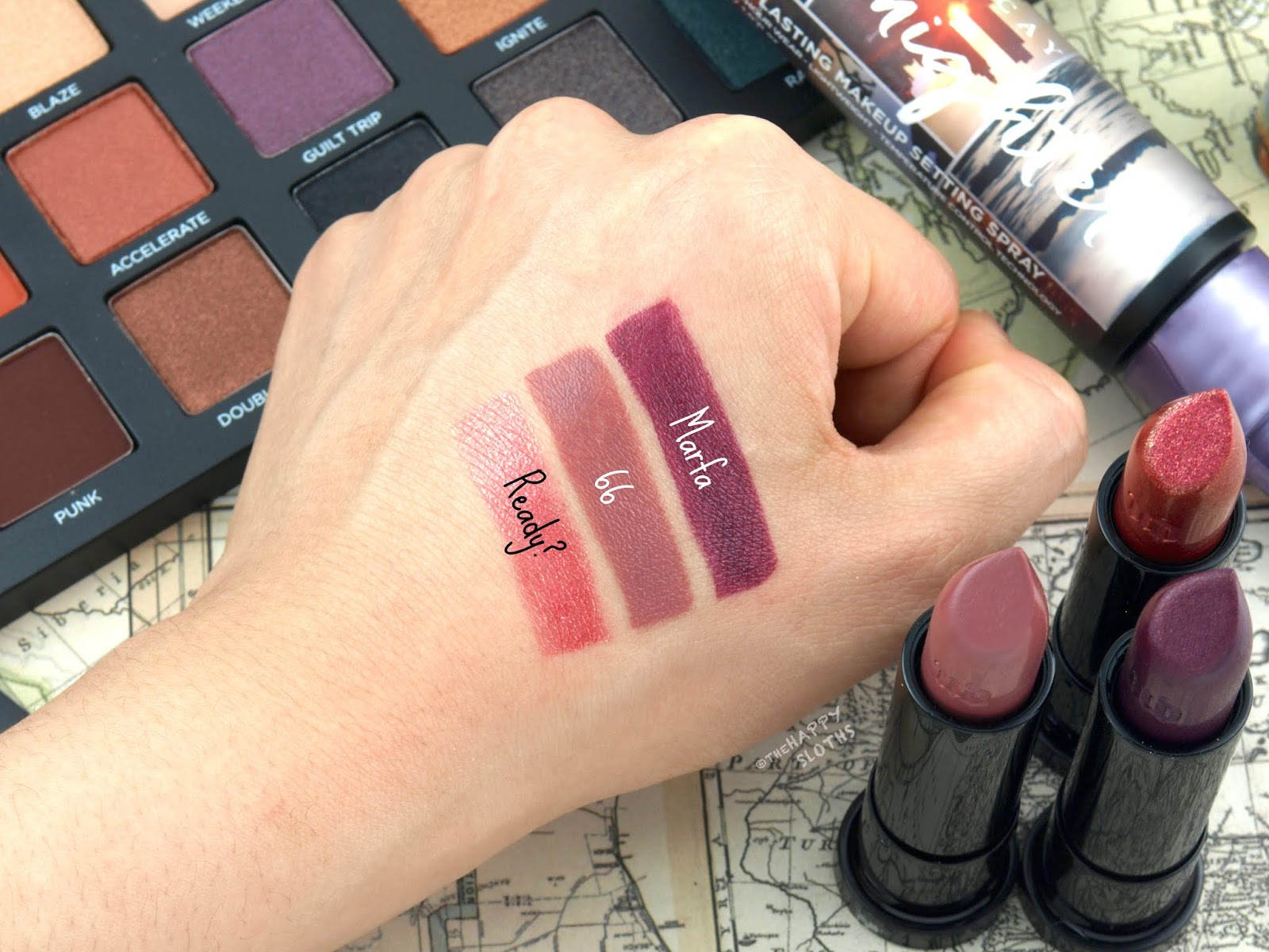 Urban Decay | Born to Run Vice Lipstick: Review and Swatches