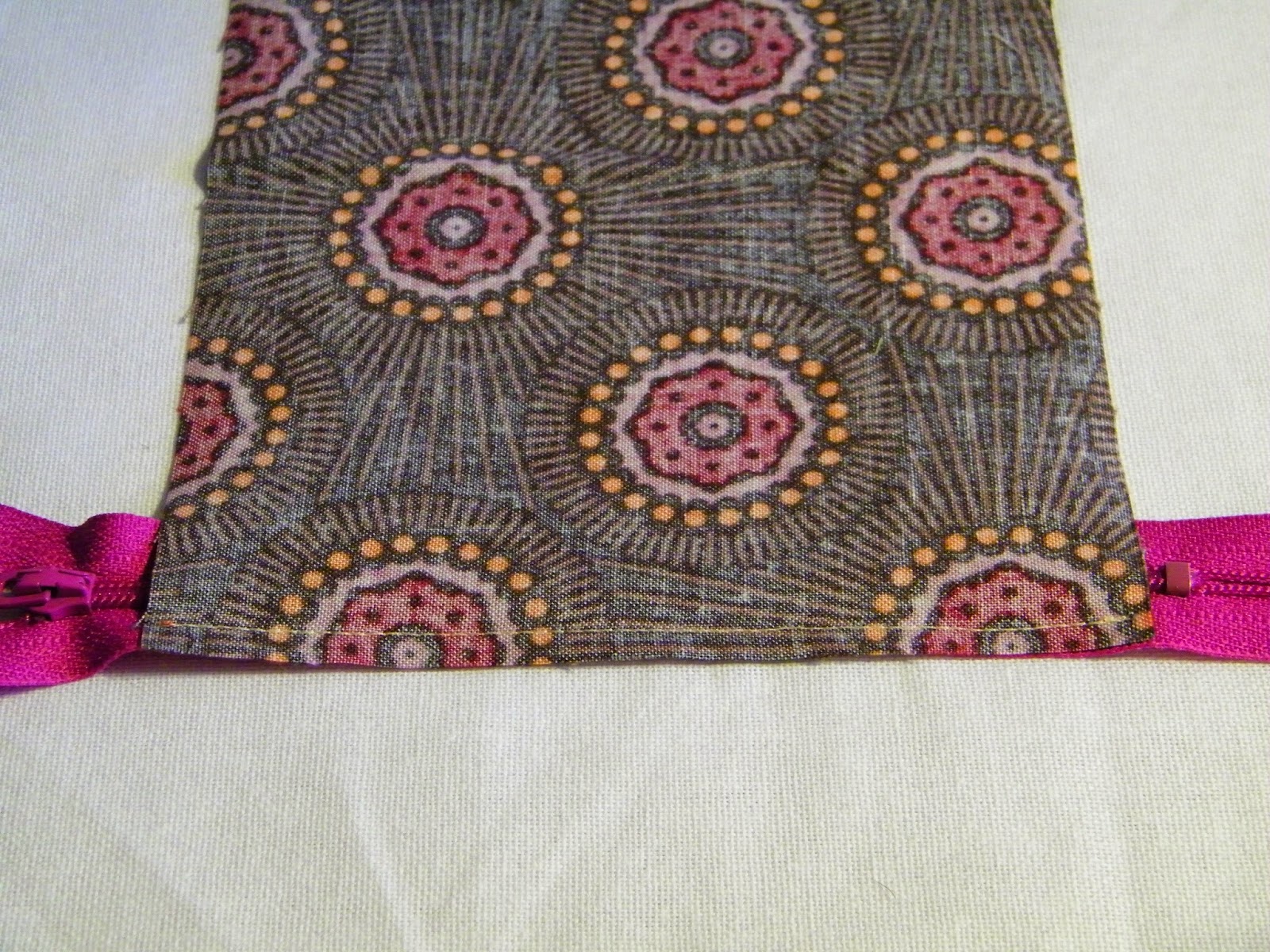 a Paisley Sunflower Banish the fear of Zippers