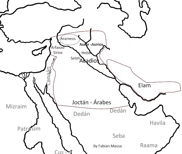 +STUDY. DESCENDIENTES DE SEM, GÉNESIS 10.2131. BY FABIAN MASSA.