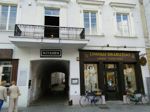 "KITCHEN", one of the famous restaurants in Vilnius Old Town.