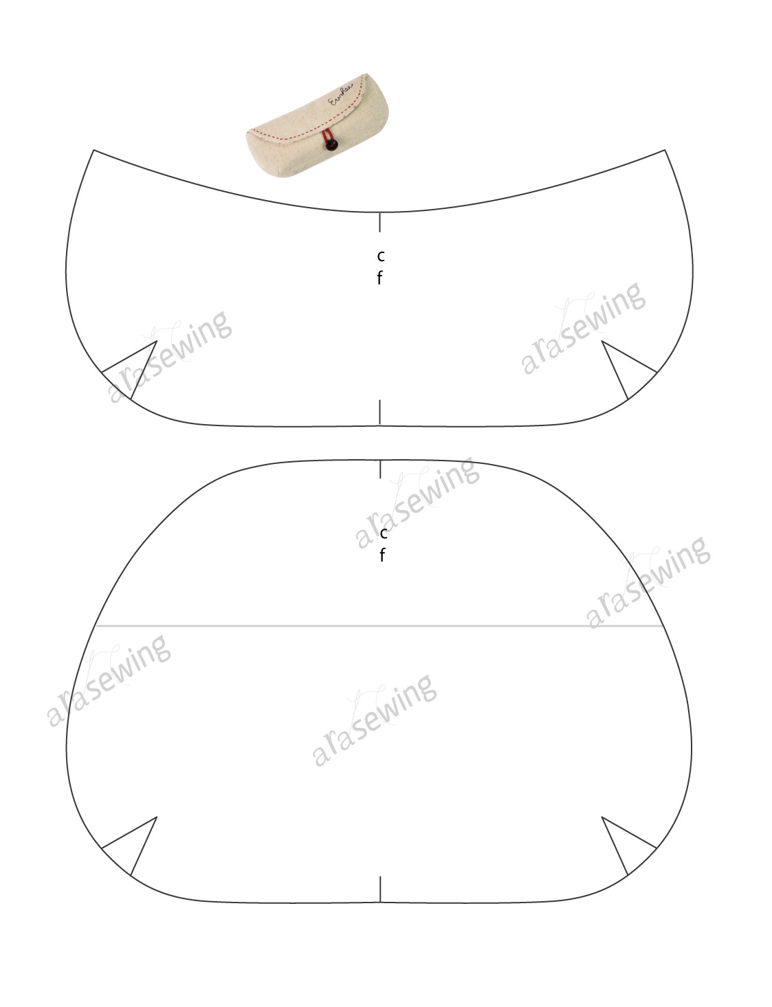 Eyeglass Case Tutorial