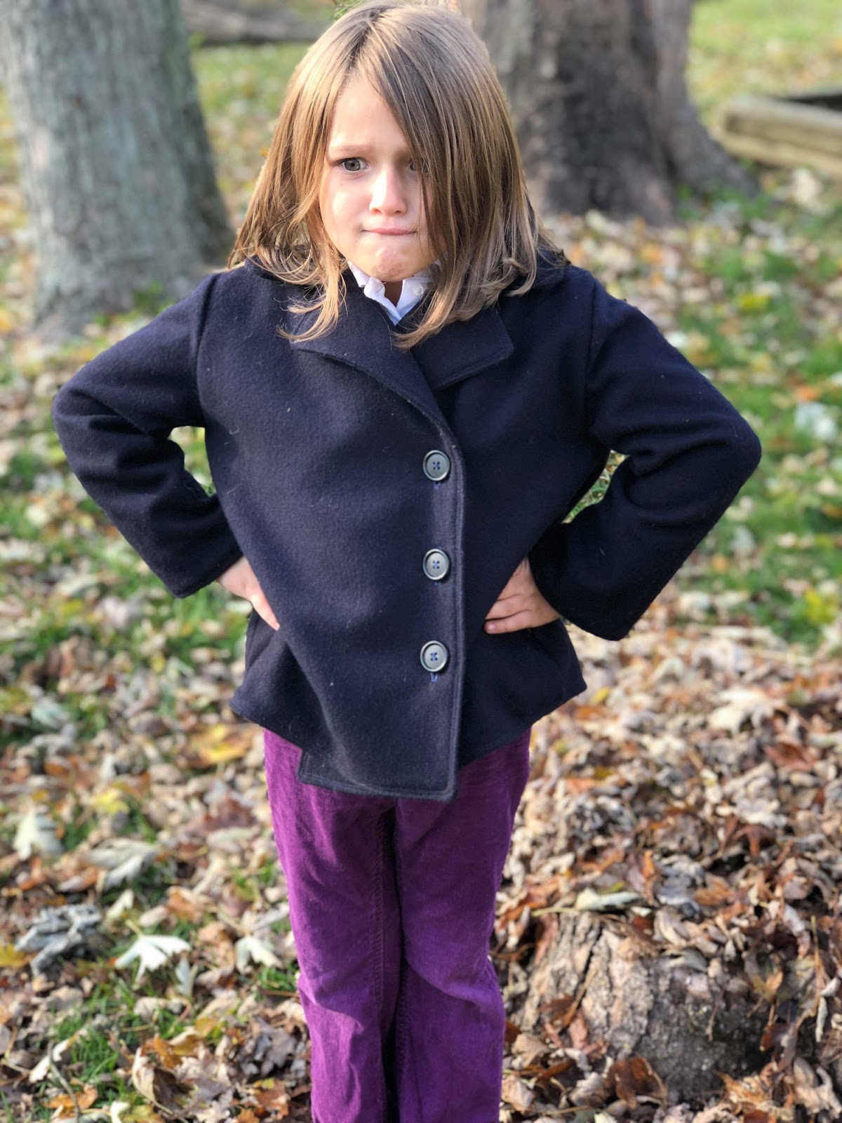 110 Creations: Wool Peacoat with Organic Cotton Plus