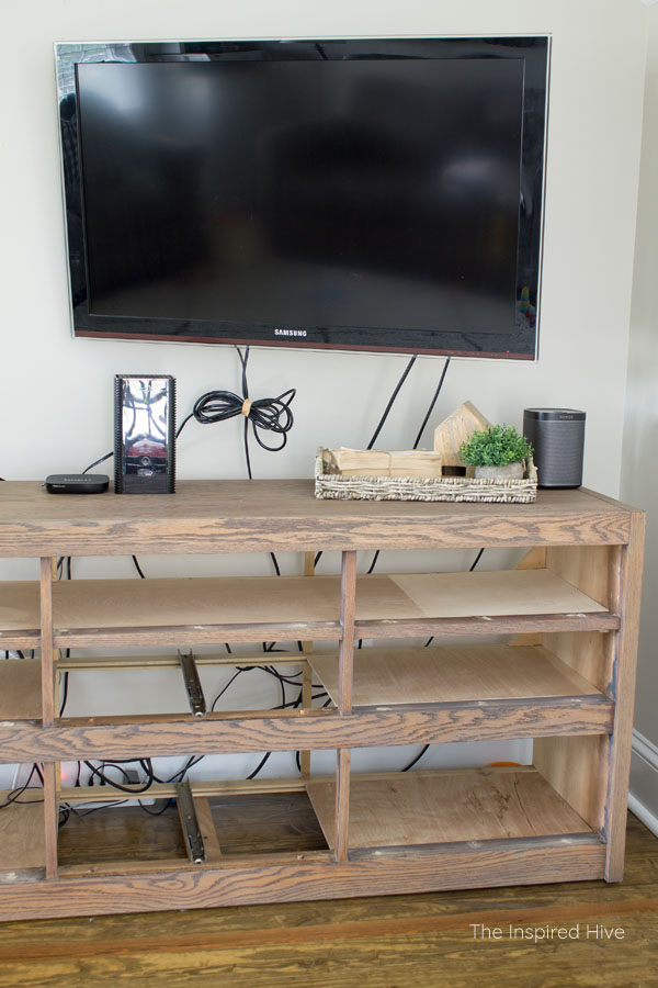 How I Turned An Old Dresser Into, Dressers Converted To Tv Stands