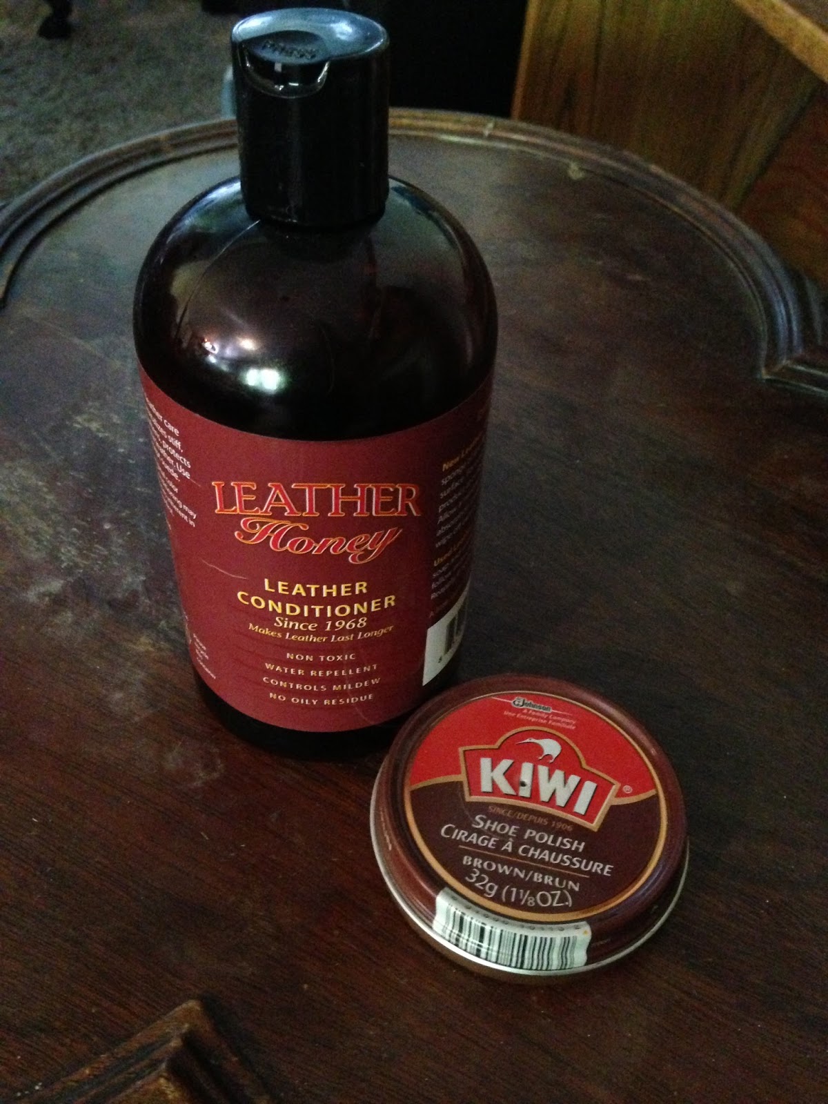 Down Vintage Lane Dried Out Leather Sofa Fix Up