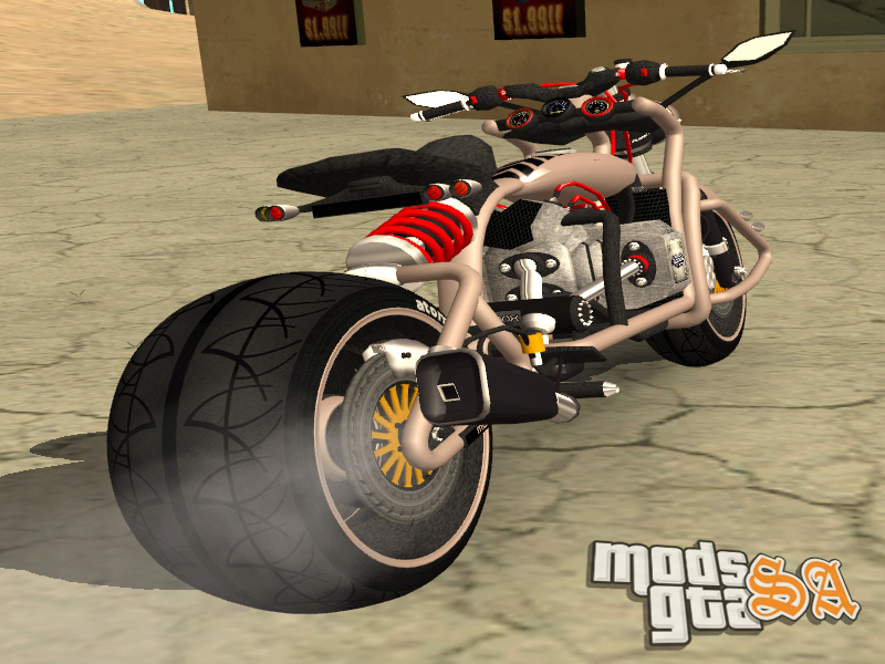 Moto com manobras iradas no GTA San Andreas