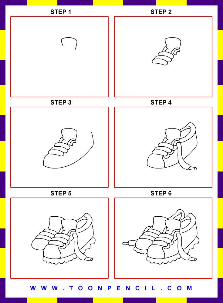 Featured image of post How To Draw A Shoe Easy For Kids Each of our tutorials comes with a handy directed drawing printable with all the steps included as