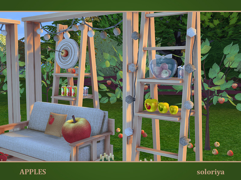 soloriya Apples. Sims 4