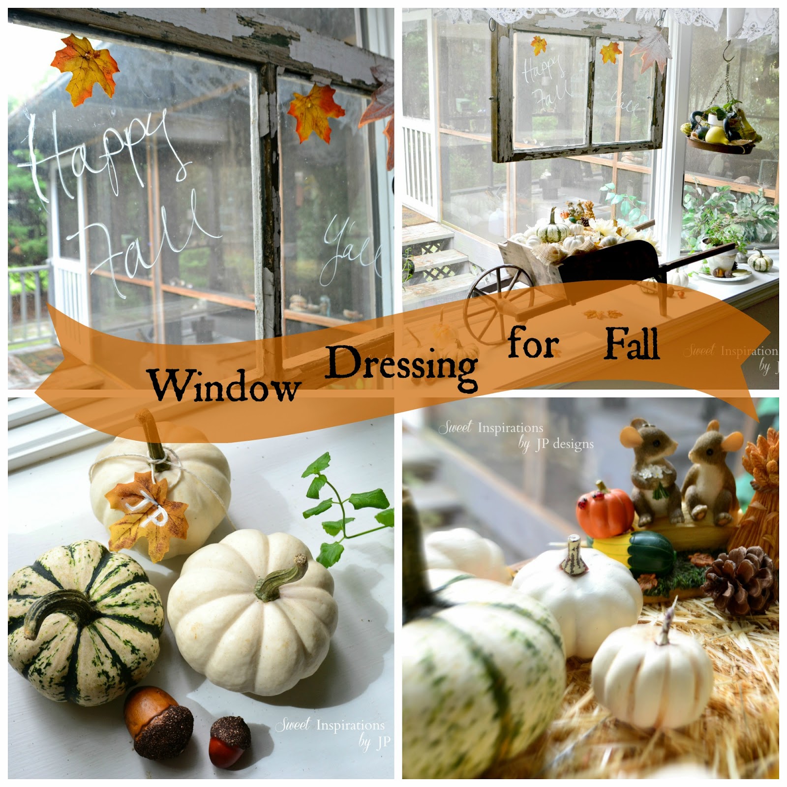 Sweet Inspirations by JP designs A New Fall Window Display