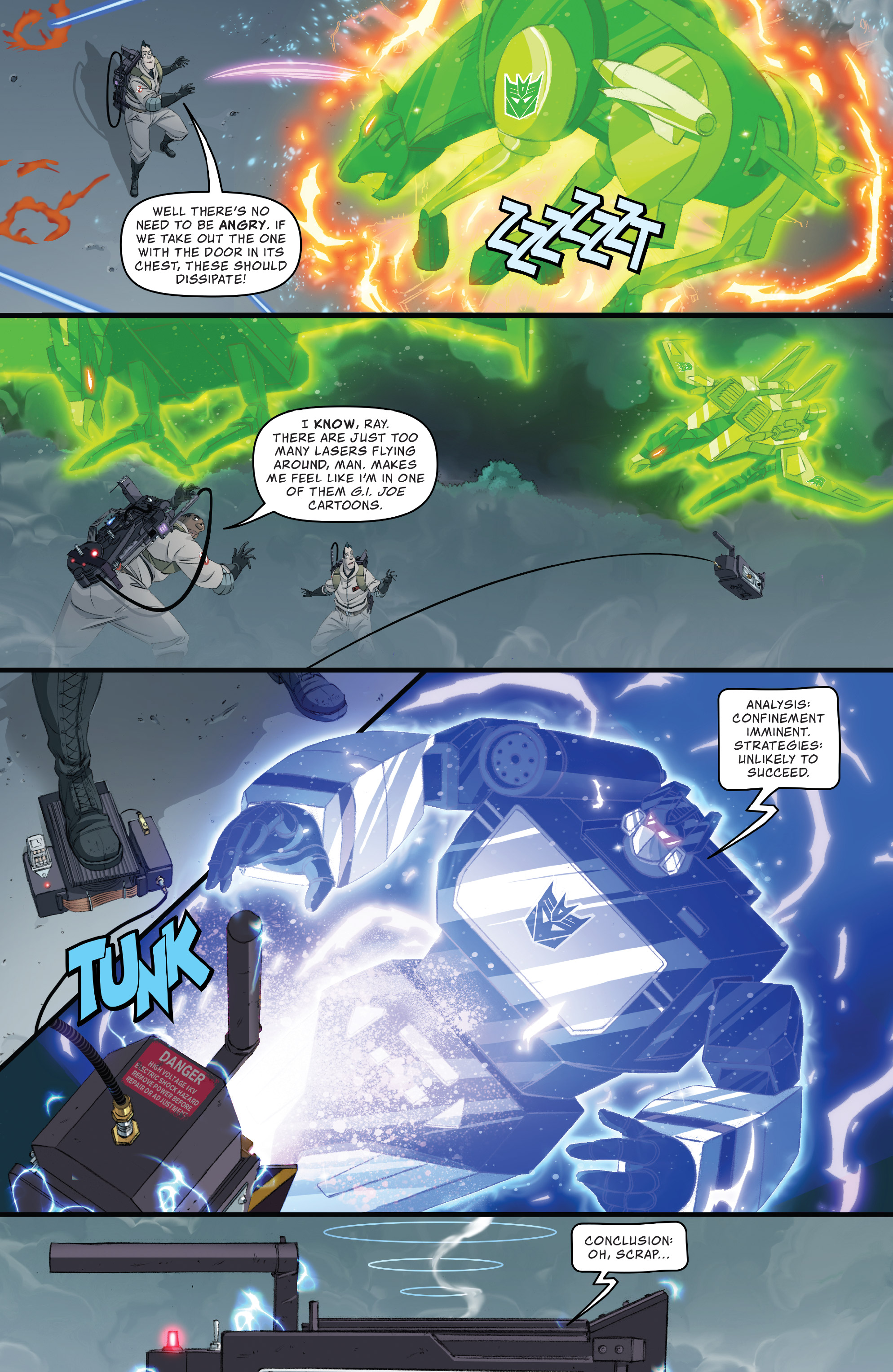 Read online Transformers/Ghostbusters comic -  Issue #5 - 9