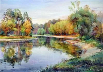 Roman Romanov 1966 | Russian Landscape painter