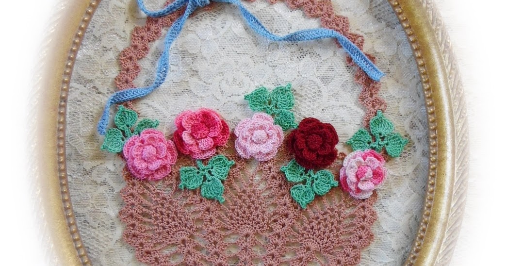 BellaCrochet: Flower Basket of Roses; A Free Crochet ...