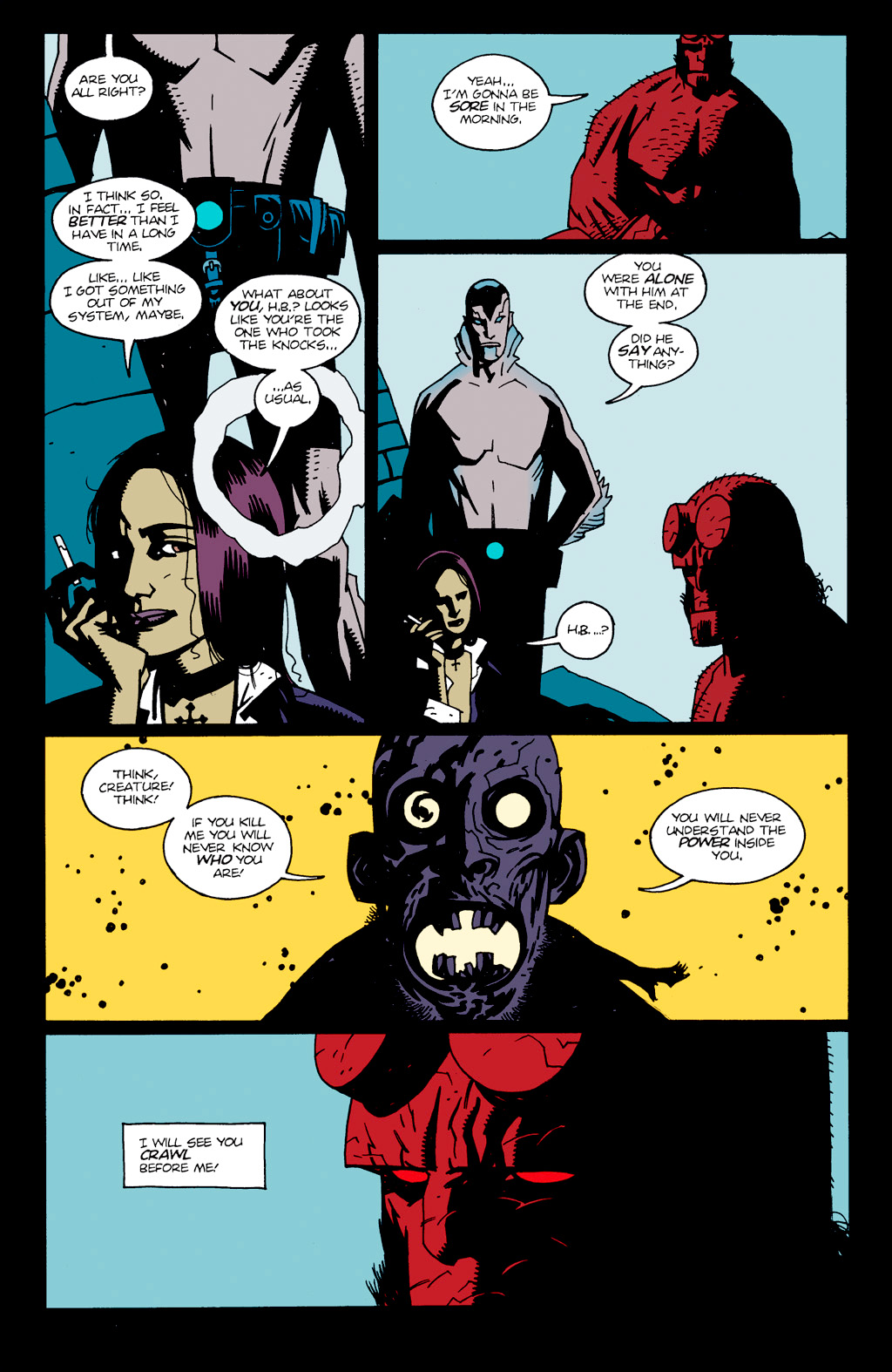 Read online Hellboy: Seed of Destruction comic -  Issue #4 - 23