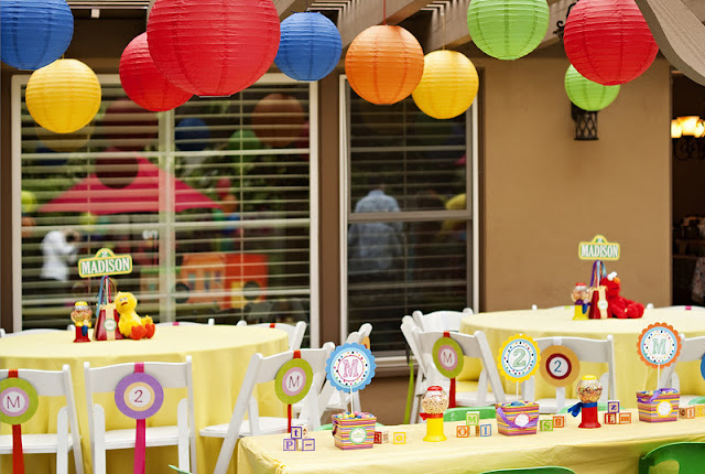 Kara's Party Ideas Sesame Street 2nd Birthday Party | Kara's Party Ideas