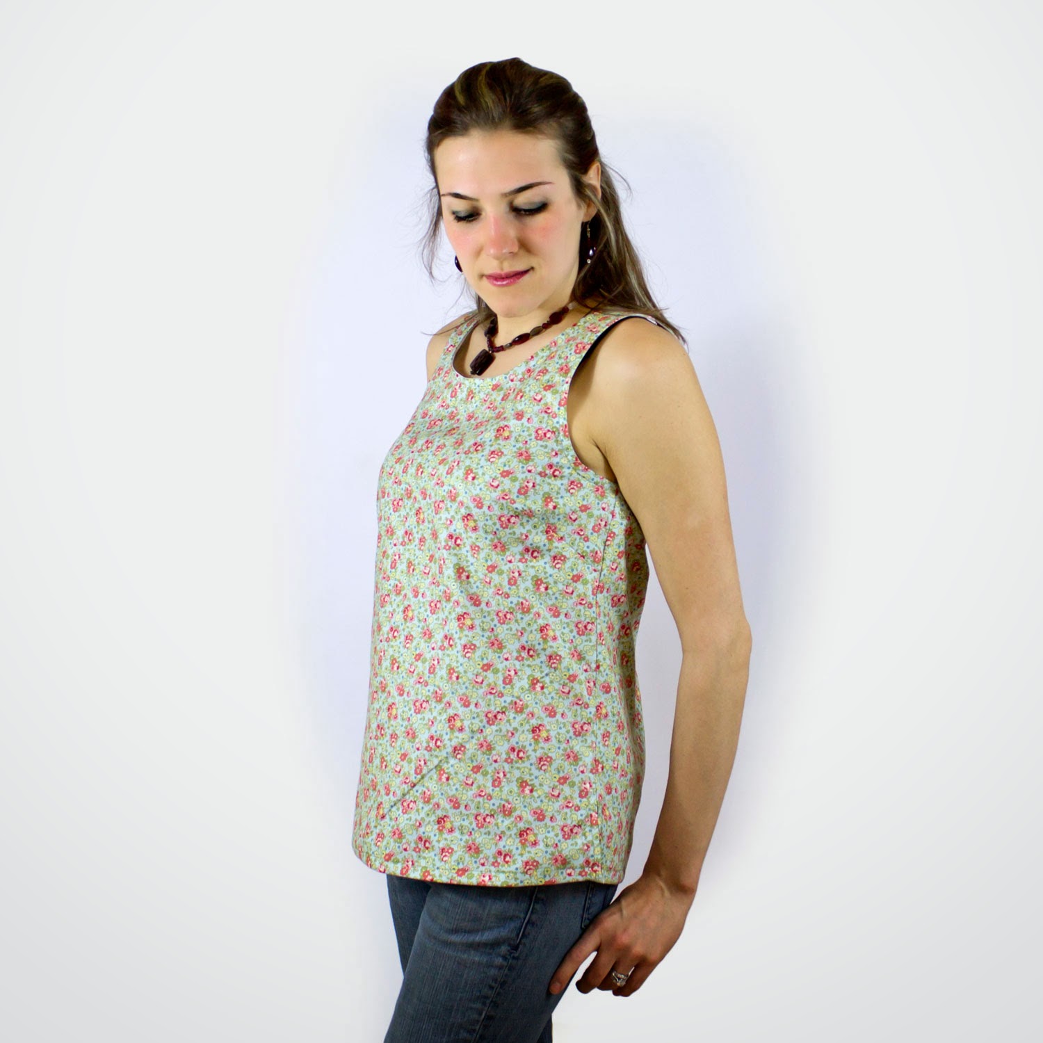 Woven Tank top pattern - Mamma Can Do It Sewing Blog